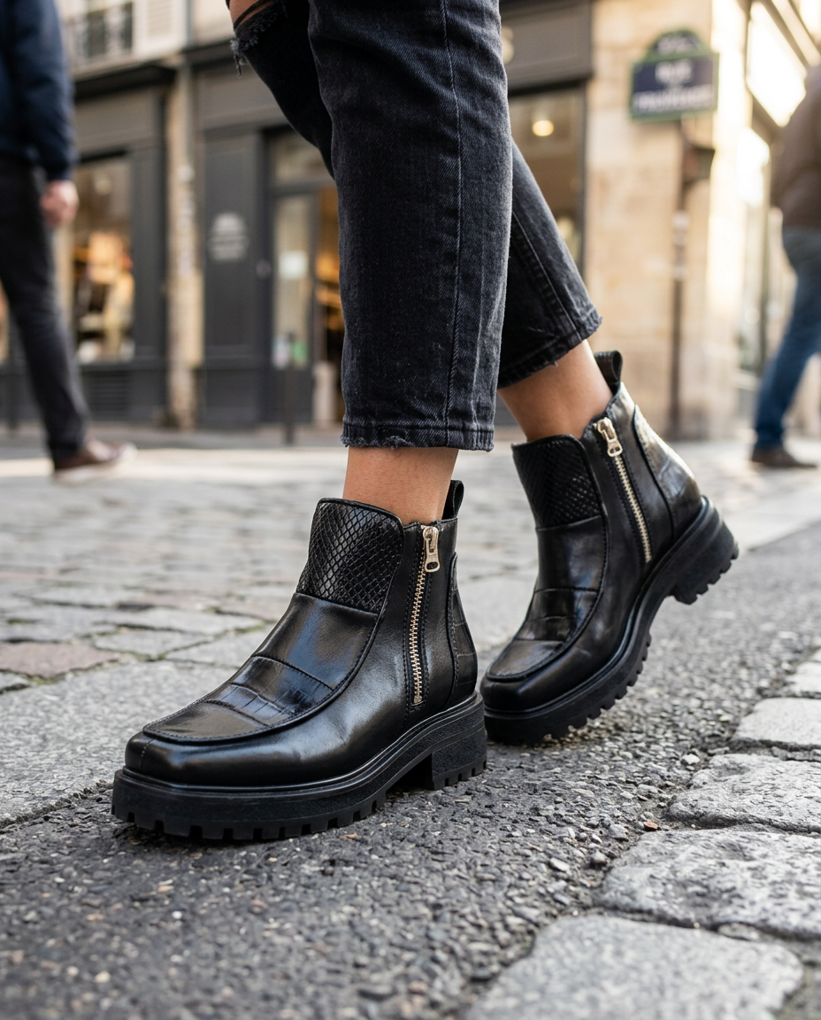 Bota en Cuero Lolla