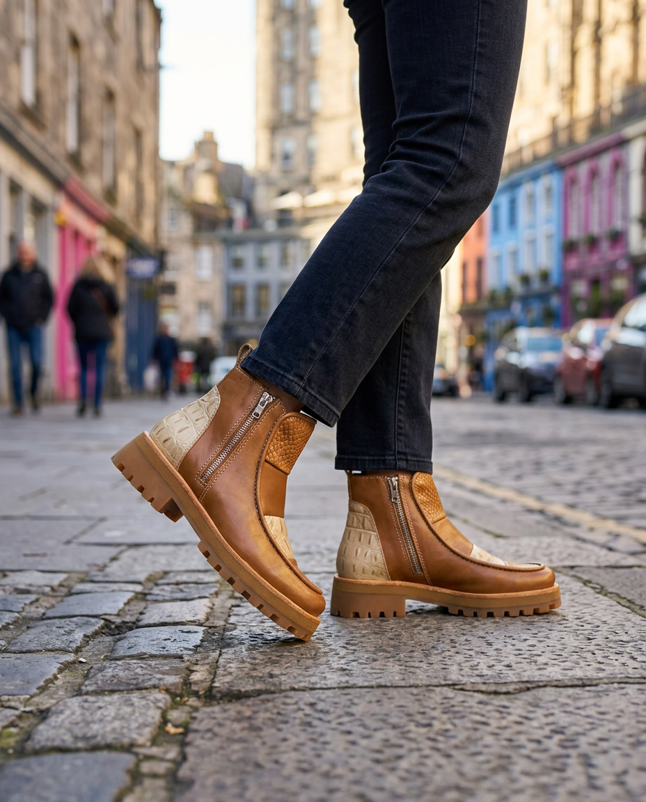 Bota en Cuero Lolla