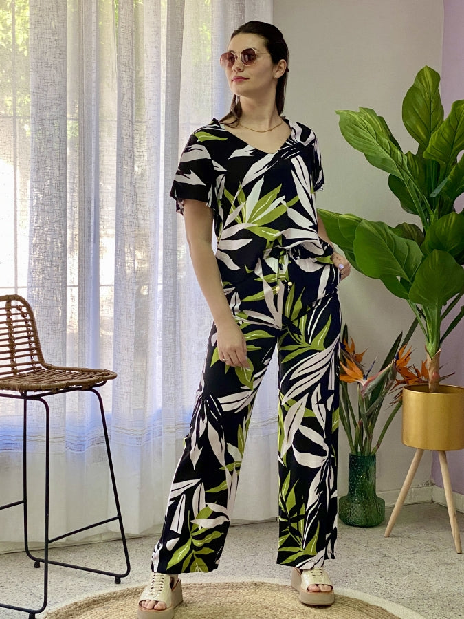 Blusa Brook de Hilo Liviano a Rayas Verticales