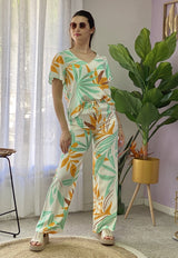 Blusa Brook de Hilo Liviano a Rayas Verticales