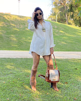 Camisa Analia en Poplín Listado