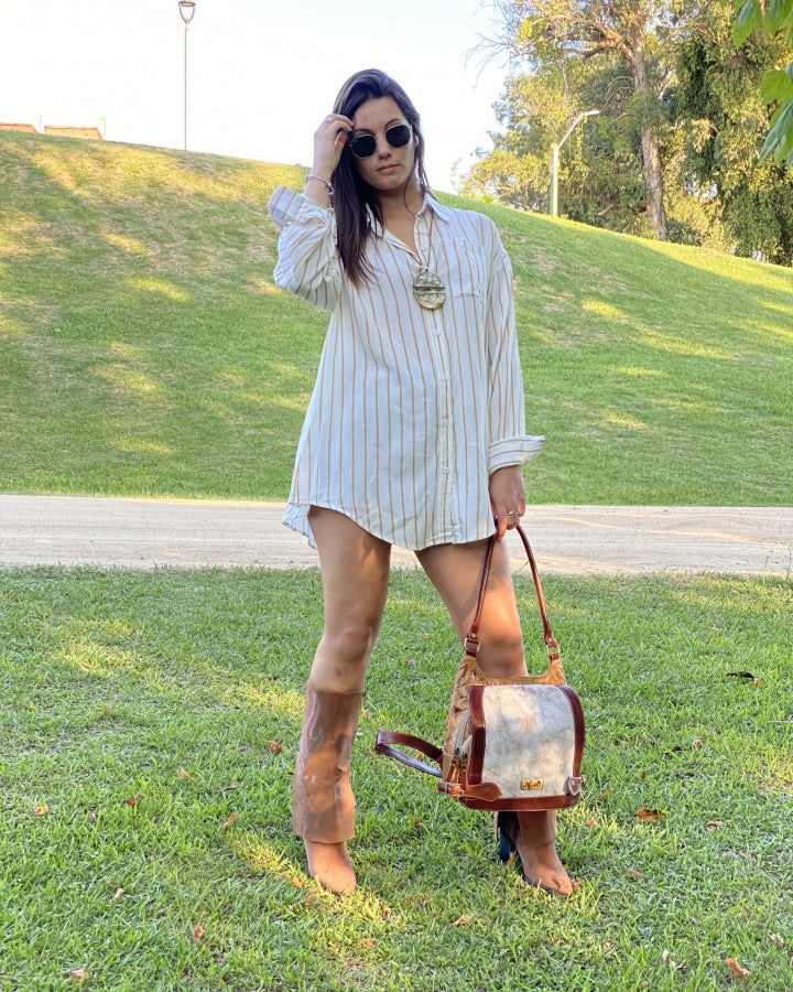 Camisa Analia en Poplín Listado