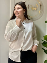 Camisa Carla en Textil Corrugado