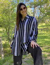 Camisa Caterina en Viscosa Lineal Texturizada