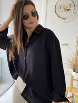 Camisa Fallon con Cuello Arquitectónico