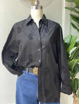 Camisa Georgina en Broderie Artesanal