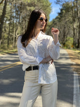 Camisa Leigth en Broderie