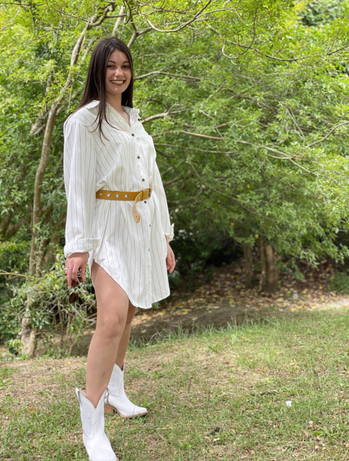 Camisola Mirabella en Algodón de Estopa a Rayas