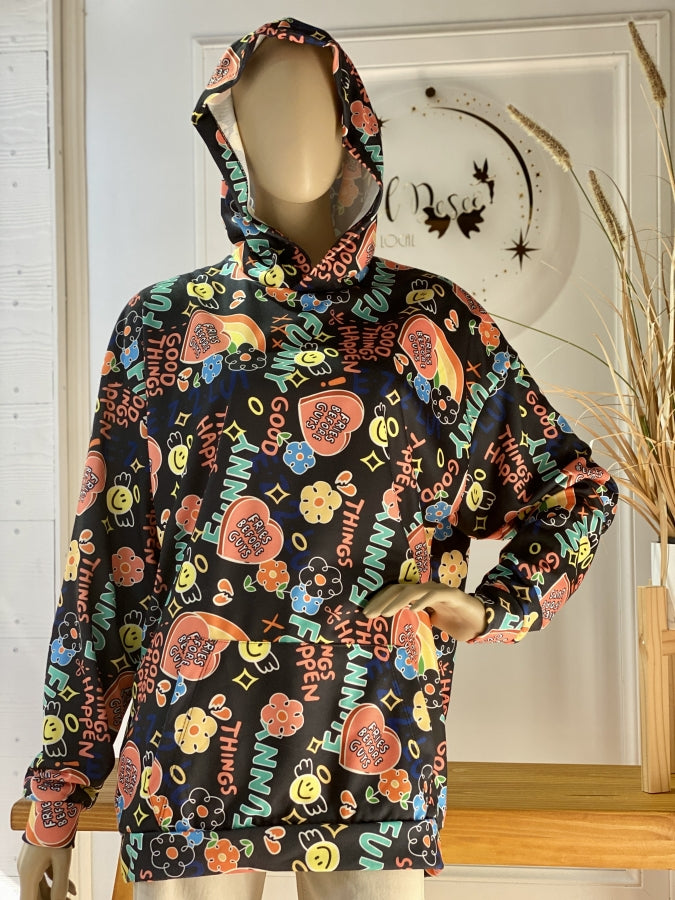 Canguro Bunny con Estampado Gráfico Pop Art