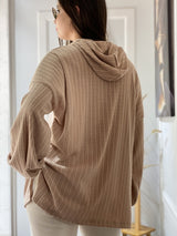 Canguro Connie Tejido Espiga Estilo Oversize