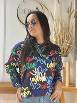 Canguro Graffts Corto con Estampado Urbano