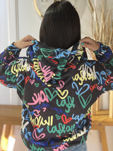 Canguro Graffts Corto con Estampado Urbano