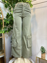 Pantalón Cargo Capricornio en Denim Premium