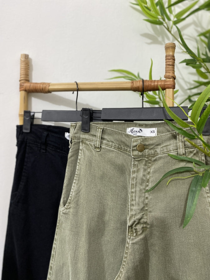 Pantalón Cargo Capricornio en Denim Premium