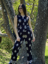 Chaleco Tania con Estampado Geométrico y Corte Sastrero