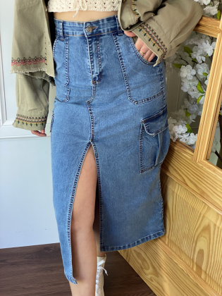 Falda Edda en Denim