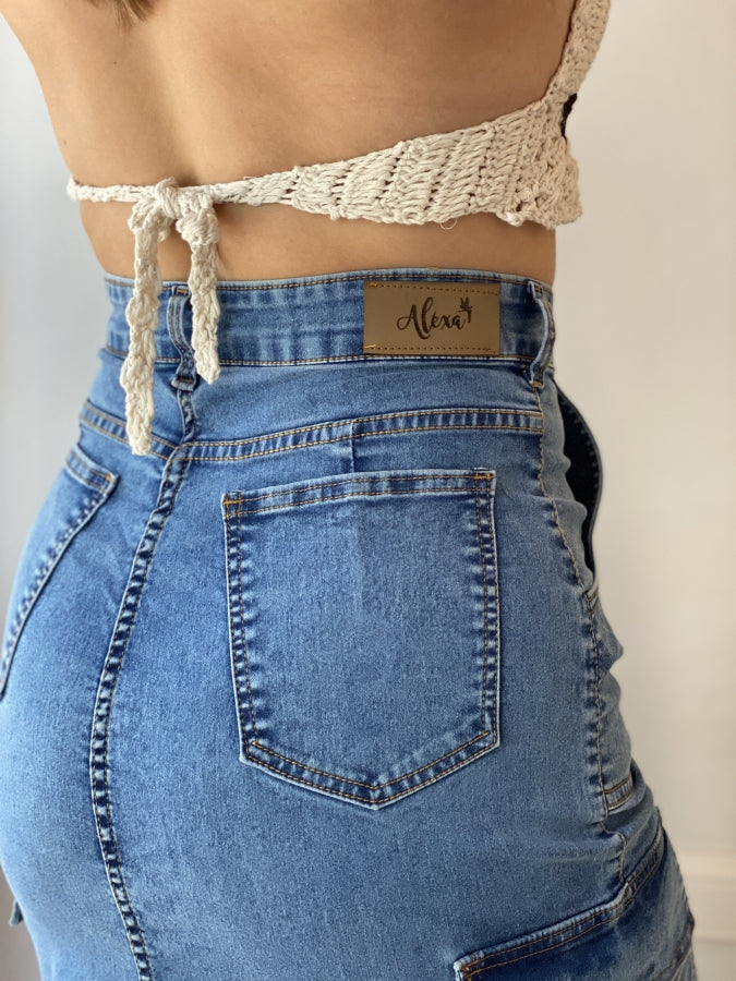 Falda Edda en Denim