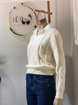Buzo Devi con Cuello Camisa