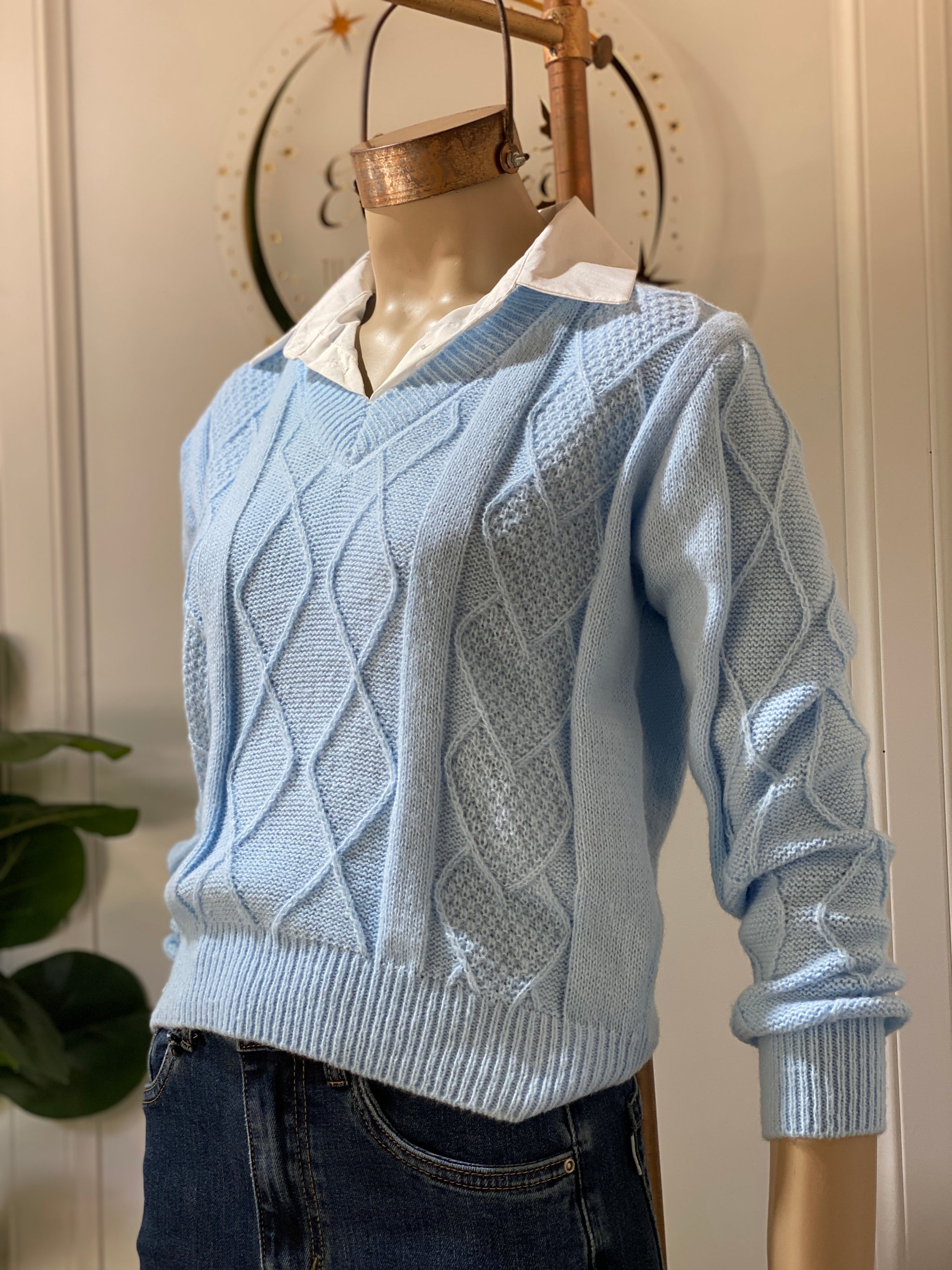Buzo Devi con Cuello Camisa