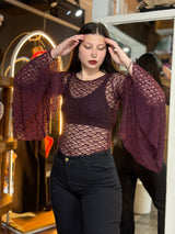 Body Cardi de Tul Manga Oxford