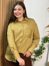 Camisa Rayada Ashe Plus Size
