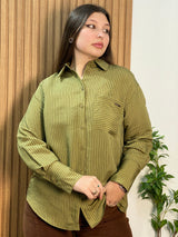 Camisa Rayada Ashe Plus Size