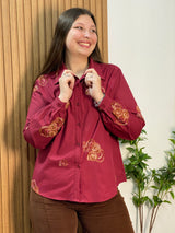 Camisa Bordada Brina