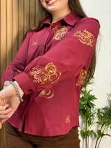 Camisa Bordada Brina