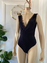 Body Escote V Encaje Matilde