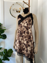 Vestido Slip Animal Print Gisela