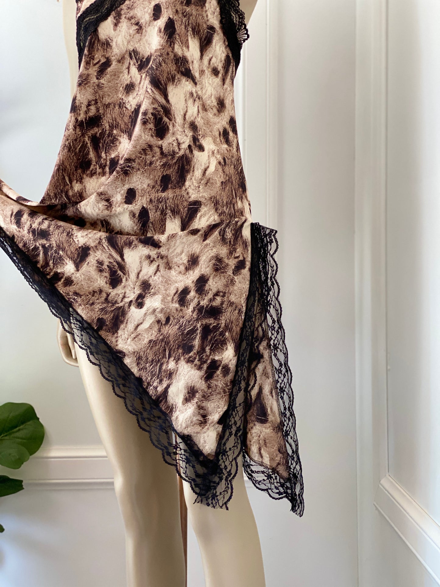 Vestido Slip Animal Print Gisela