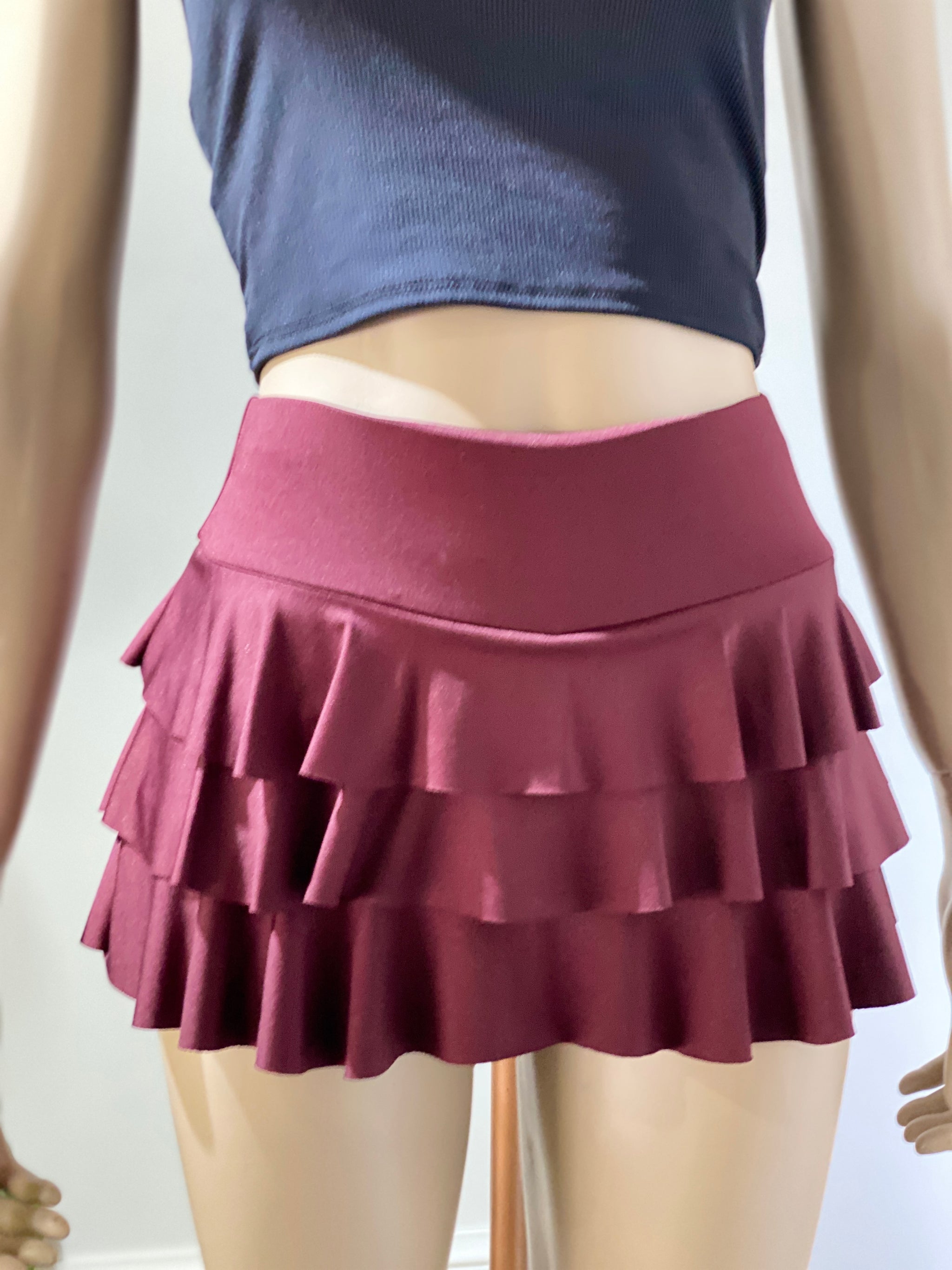 Pollera con Vuelos de Suplex Caroline