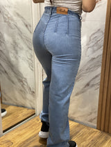 Jean Danna Wide Leg Cargo con Efecto Push-Up