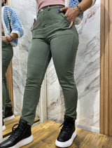 Jean Rachel Skinny Elastizado - Verde Militar
