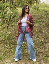Kimono Cordoba en Gasa Estampada