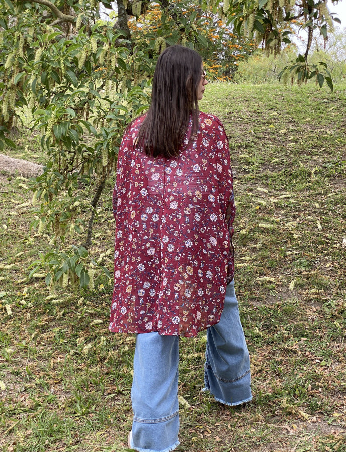 Kimono Cordoba en Gasa Estampada