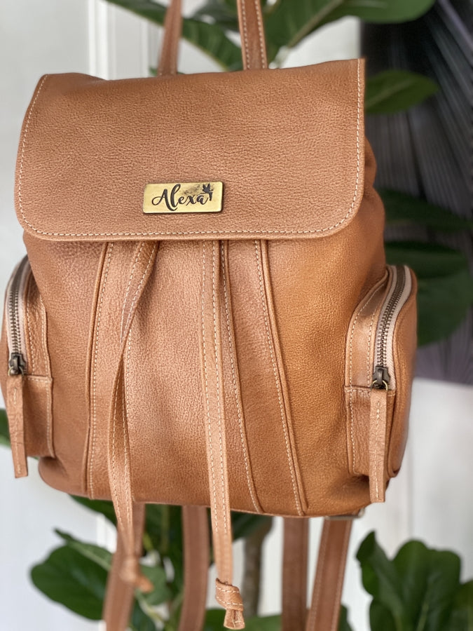 Mochila en Cuero Elisa