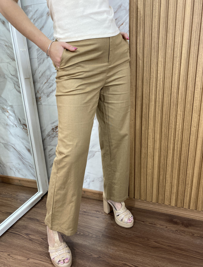 Pantalón Palazzo Clementina en Lino