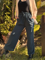 Pantalón Palazzo Livia en Crepé Fluido