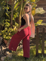 Pantalón Palazzo Livia en Crepé Fluido