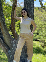 Pantalón Palazzo Melina Estampado Geométrico