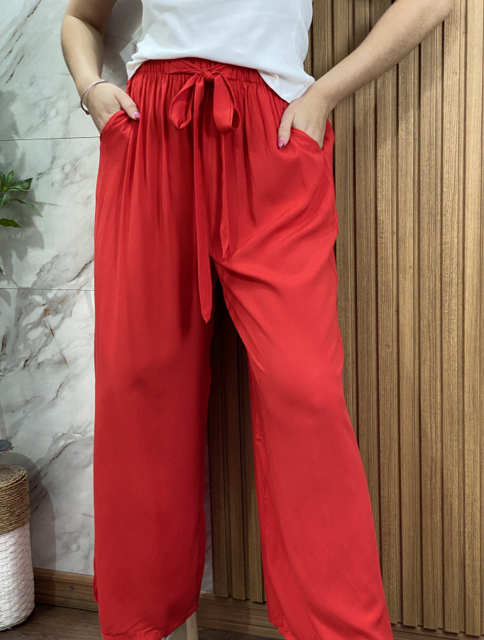Pantalón Palazzo Natalia en Fibrana Ligera
