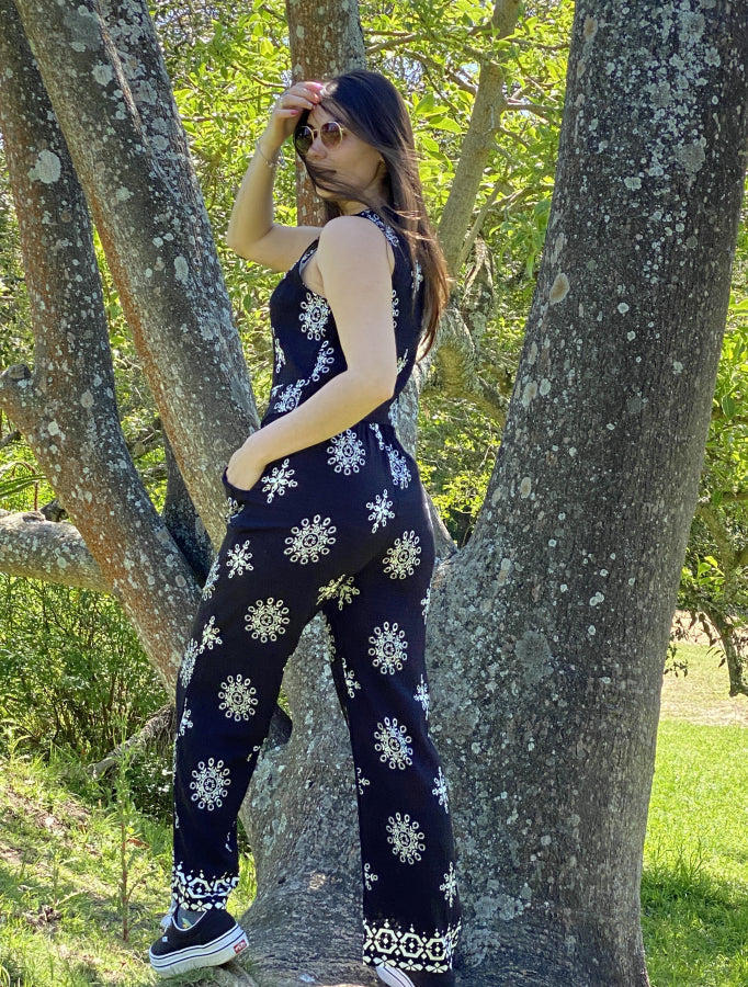 Pantalón Palazzo Nerea Estampado Geométrico