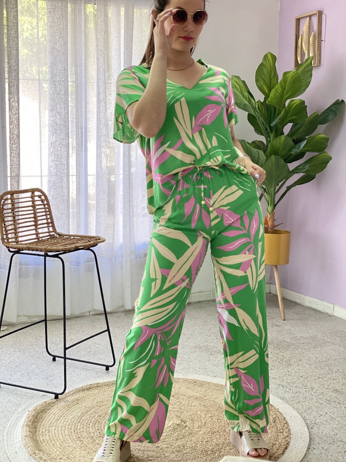 Pantalón Palazzo Brook Estampado