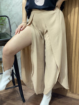 Pantalón Palazzo Eugenia en Crepé con Tajo