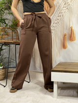 Pantalón Recto Elsa en Algodón Natural