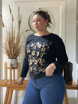 Remera Elba en Algodón con Estampado Gráfico Urbano