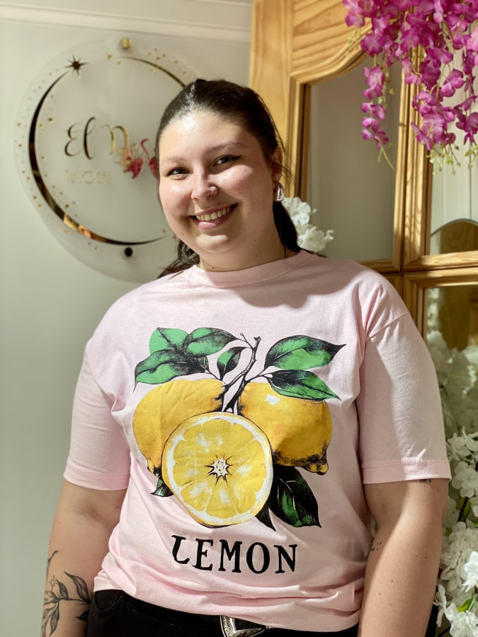 Remera Oversized Coco con Estampado de Limones