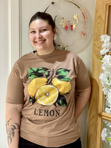 Remera Oversized Coco con Estampado de Limones
