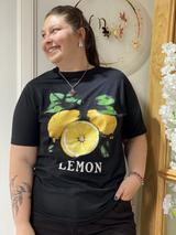 Remera Oversized Coco con Estampado de Limones
